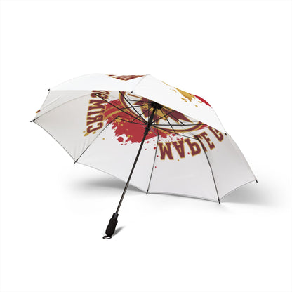 Maple Grove Crimson Stylish Semi-Automatic Foldable Umbrella