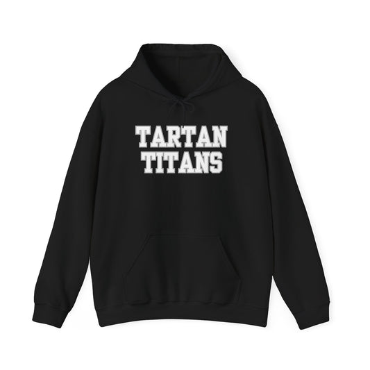 Tartan Titans White Text Sweatshirt