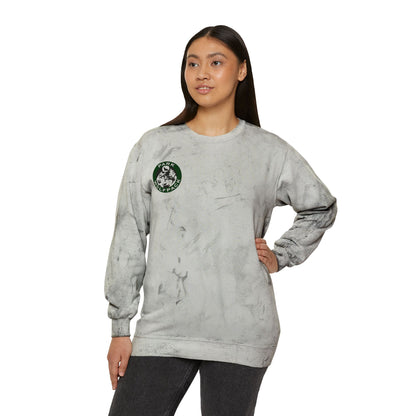 Park Wolfpack Unisex Color Blast Sweatshirt - Stylish & Cozy Marble Design for Casual Comfort