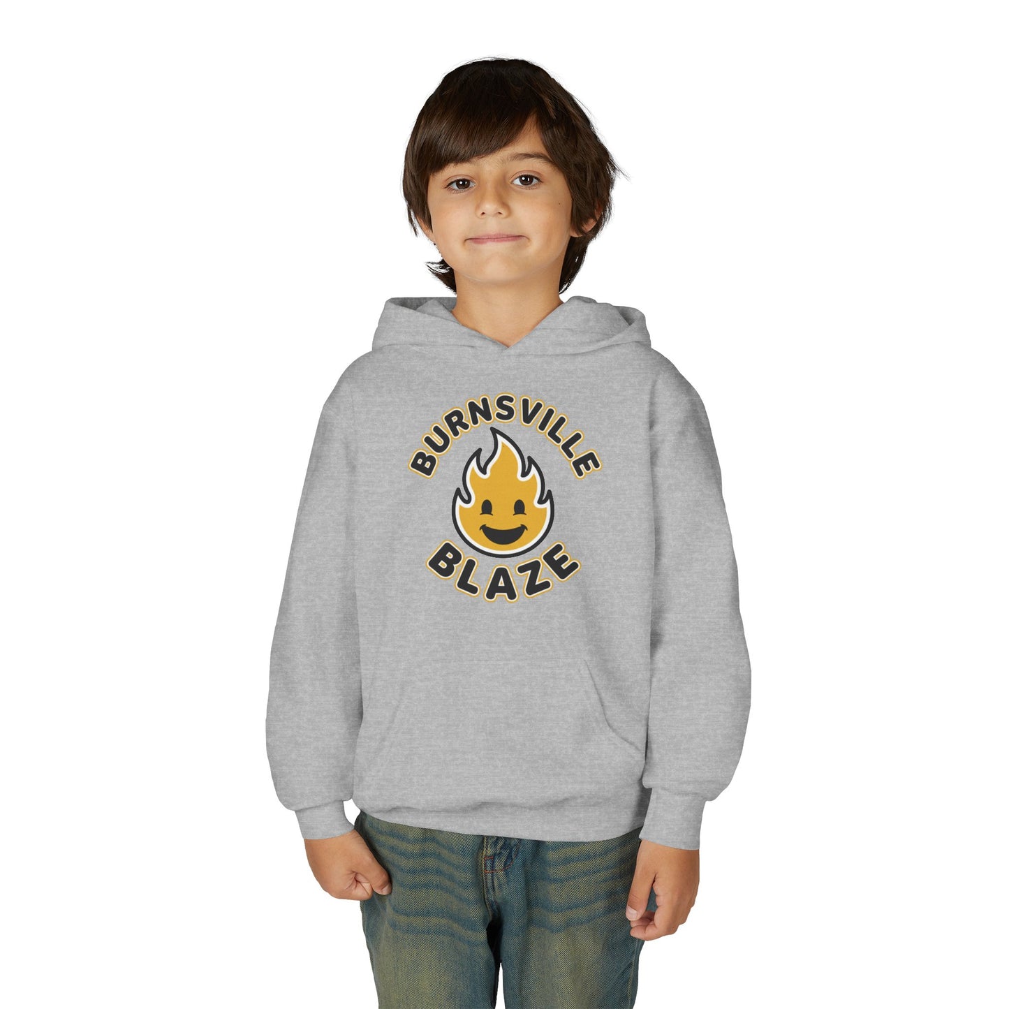 Burnsville Blaze Youth Heavy Blend Hooded Sweatshirt