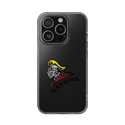 Clear Phone Case with Harding Logo