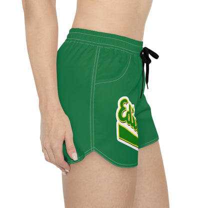 Edina Hornets Comfortable Women's Green Casual Shorts