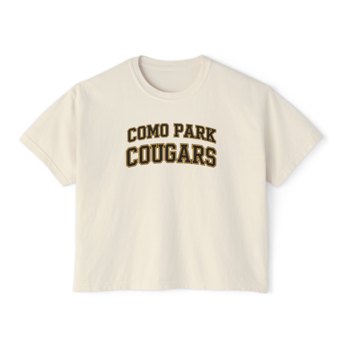 Saint Paul Como Park Cougars Casual Women's Boxy Tee