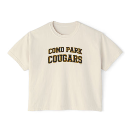 Saint Paul Como Park Cougars Casual Women's Boxy Tee