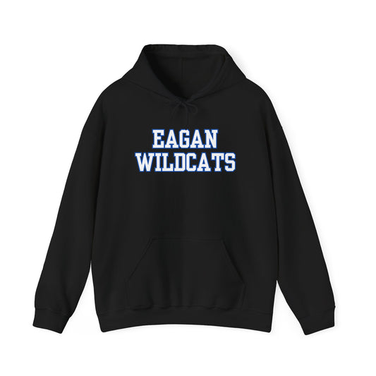 Eagan Wildcats White Text Sweatshirt