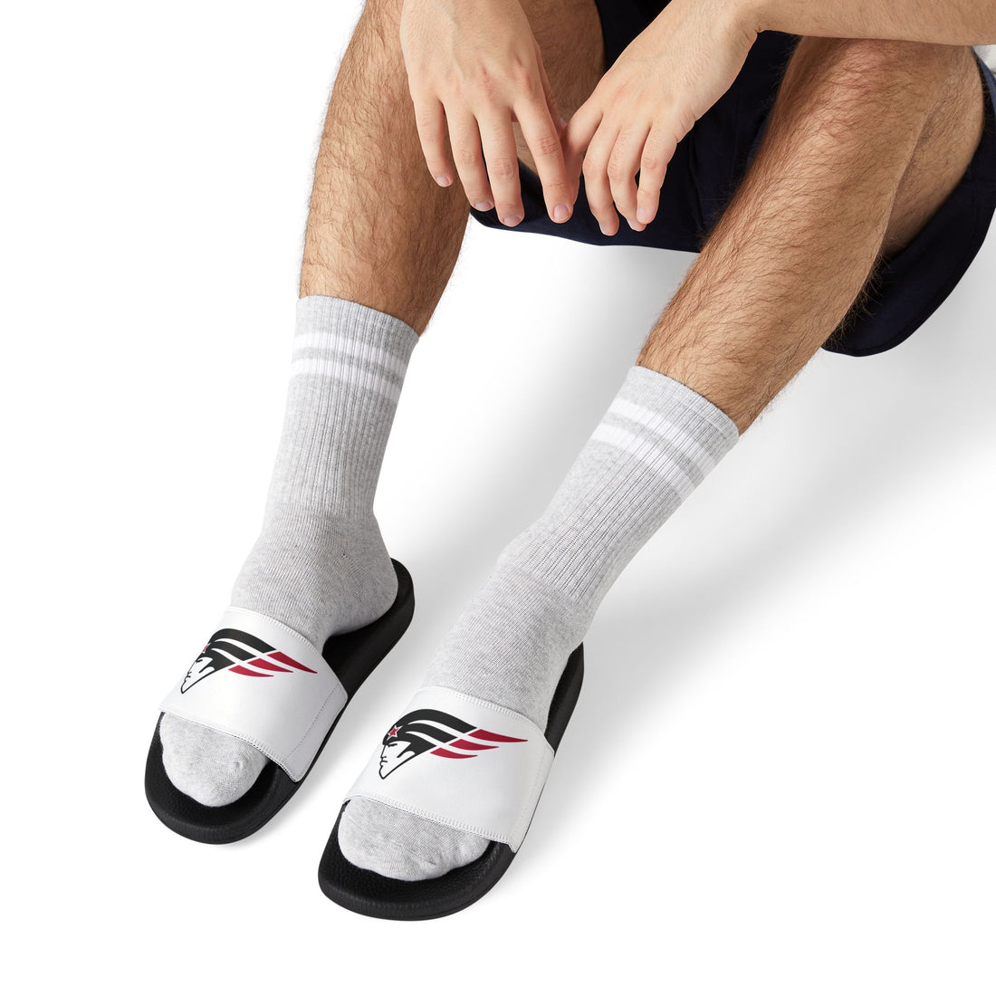 Saint Paul Central Minutemen Men's Removable-Strap Casual Sandals for Summer Adventures