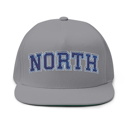 Minneapolis North Embroidered Flat Bill Cap