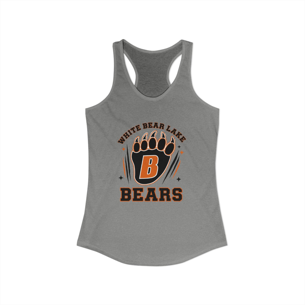 White Bear Bears Racerback Tank