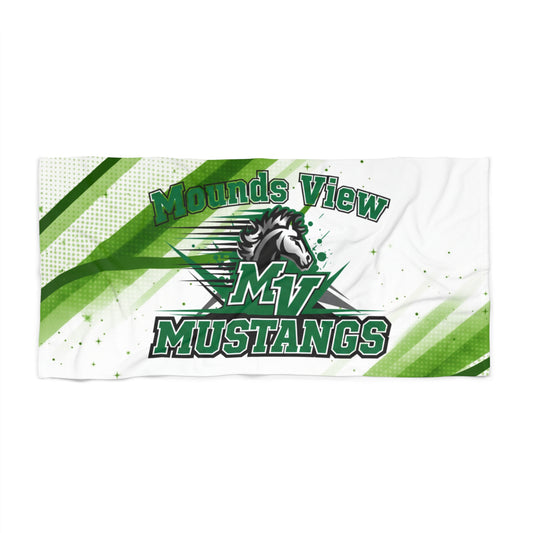 Mounds View Mustangs Beach Towel - Fun and Stylish Summer Essential for Beach Lovers