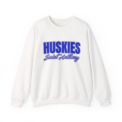 Saint Anthony Huskies Unisex Heavy Blend™ Crewneck Sweatshirt - Cozy Graphic Fashion