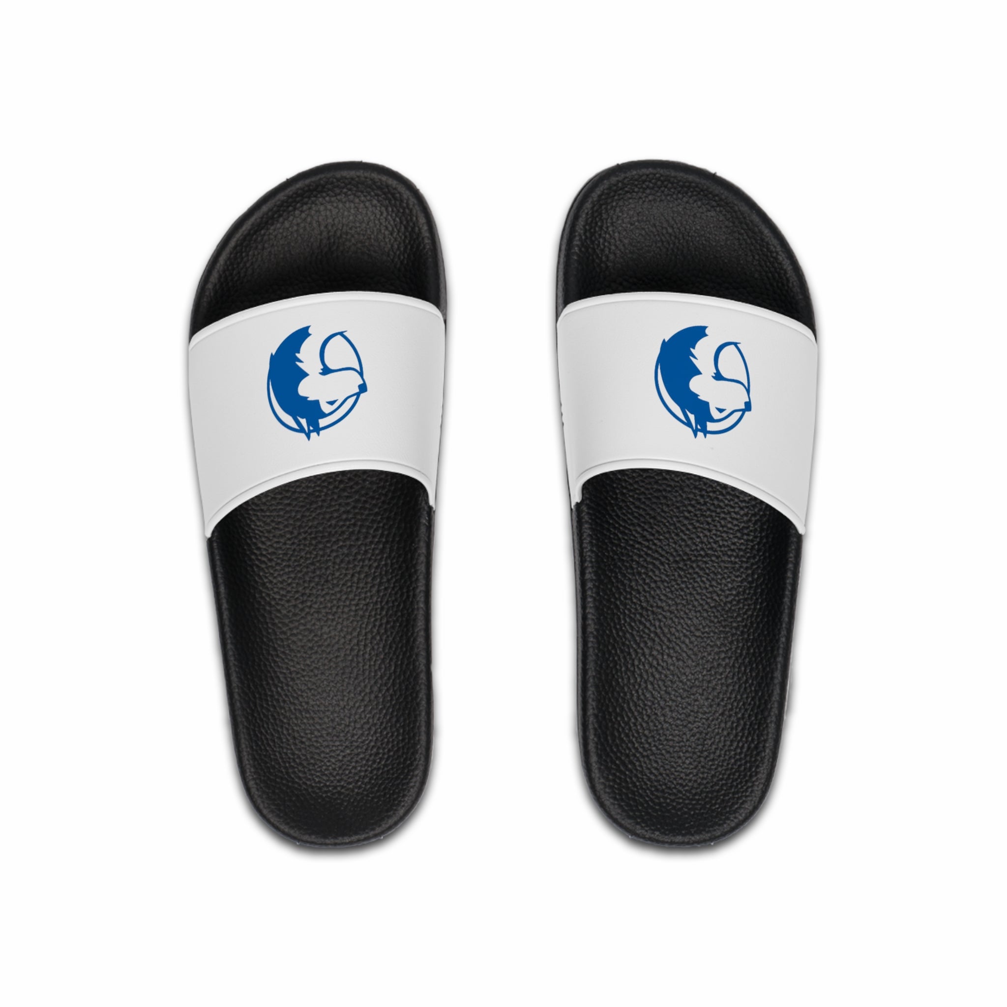 Saint Anthony Huskies Men's Slide Sandals - Casual Summer Footwear with Stylish Graphic Design
