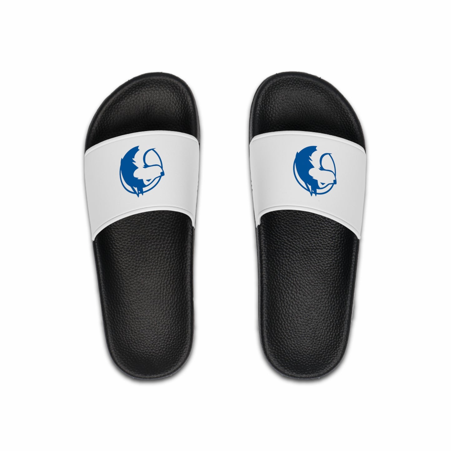 Saint Anthony Huskies Men's Slide Sandals - Casual Summer Footwear with Stylish Graphic Design