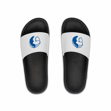 Saint Anthony Huskies Men's Slide Sandals - Casual Summer Footwear with Stylish Graphic Design