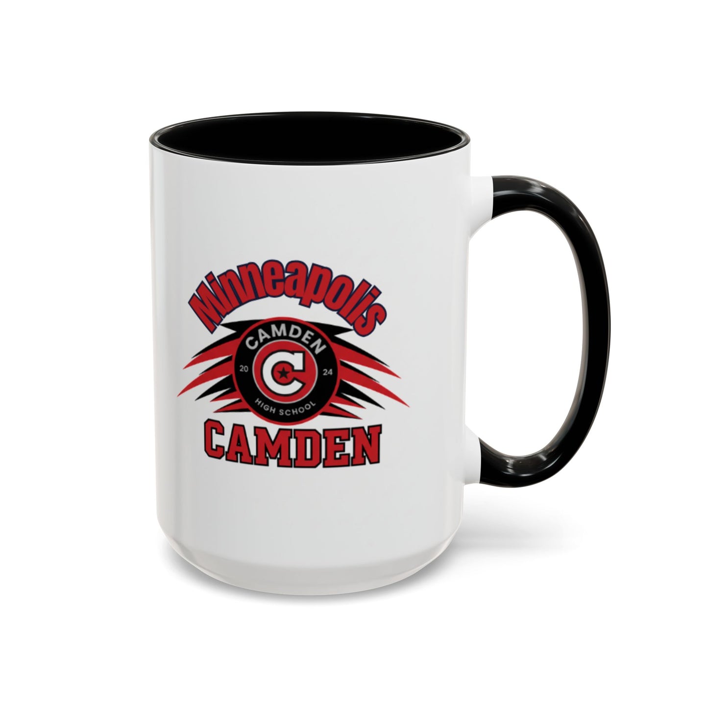 Minneapolis Camden Accent Coffee Mug - Stylish 15 oz or 11 oz