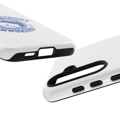 Saint Anthony Huskies Tough Phone Case — Protective White Phone Cover with Husky Logo