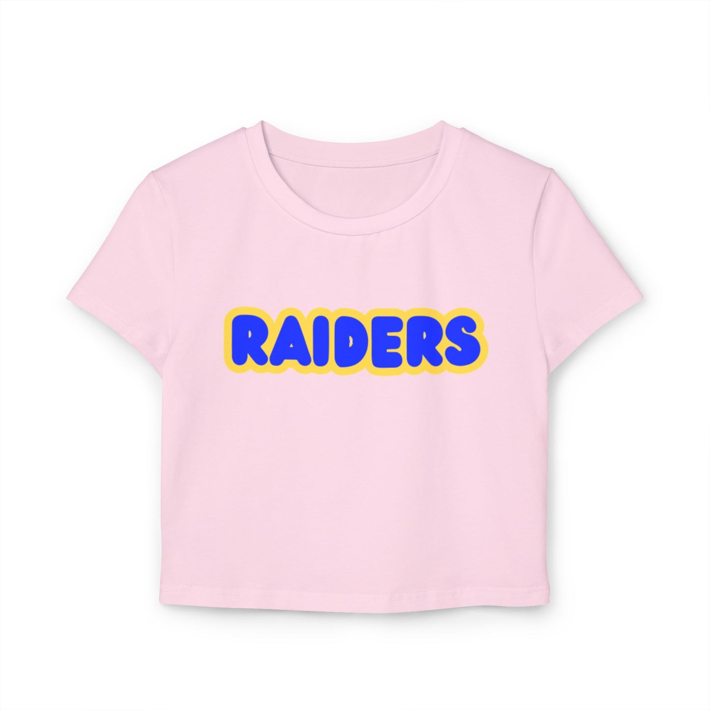 Hastings Raiders Women’s Baby Tee - Retro Graphic Top for Casual Vibes