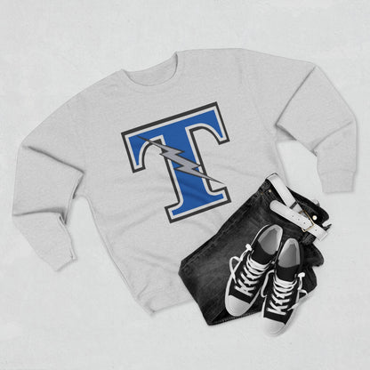 Tartan Titans Blue T Lightning Logo Sweatshirt
