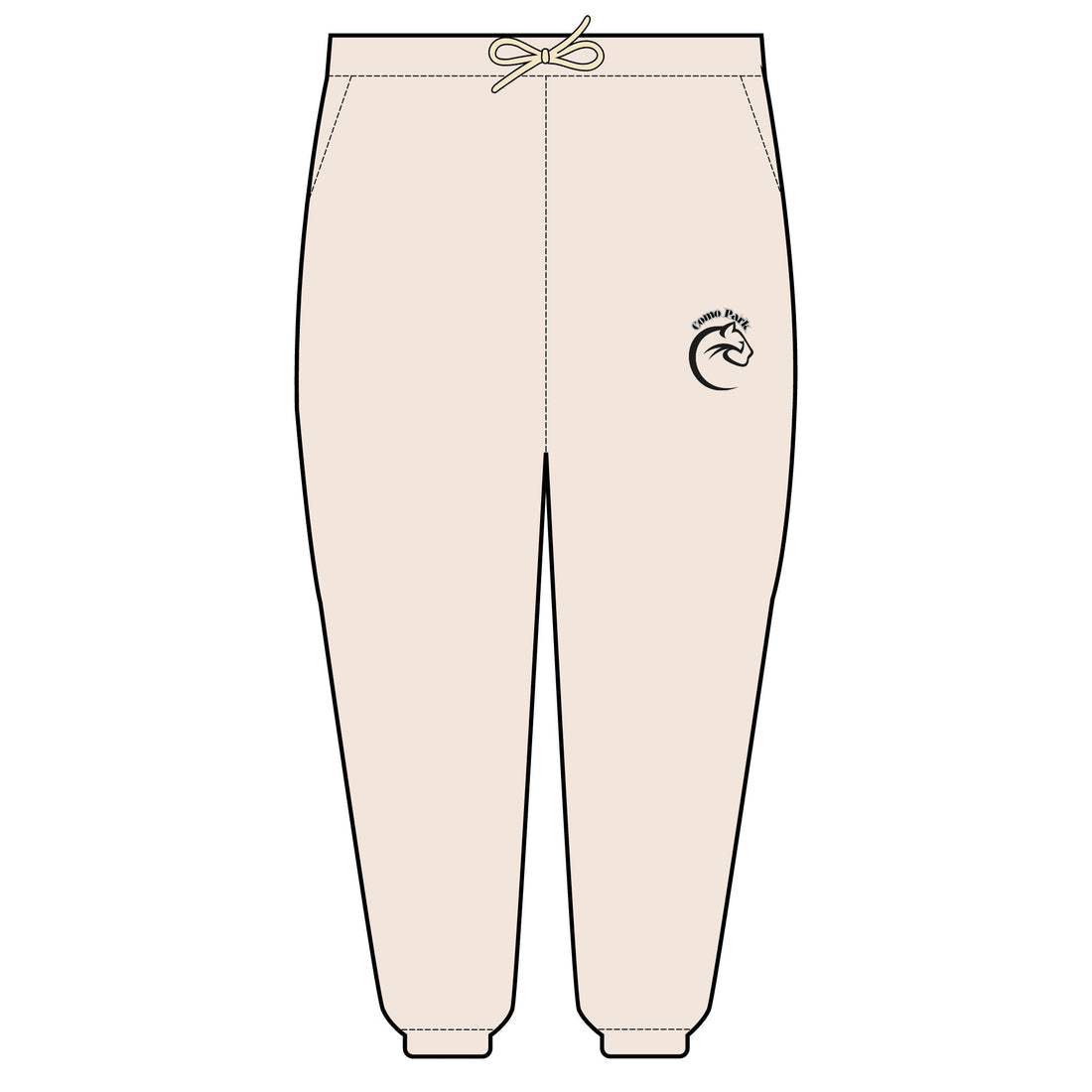 Como Park Cozy Unisex Fleece Sweatpants with Wave Design