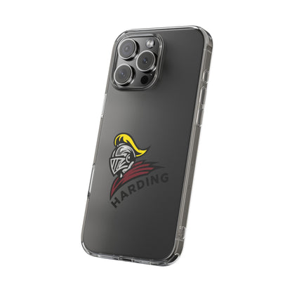 Clear Phone Case with Harding Logo
