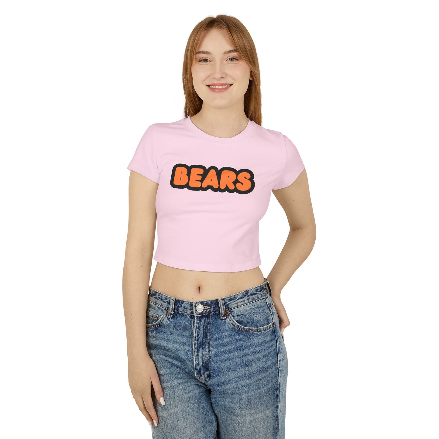 White Bear Lake Bears Women’s Baby Tee - Retro Graphic Top for Casual Vibes