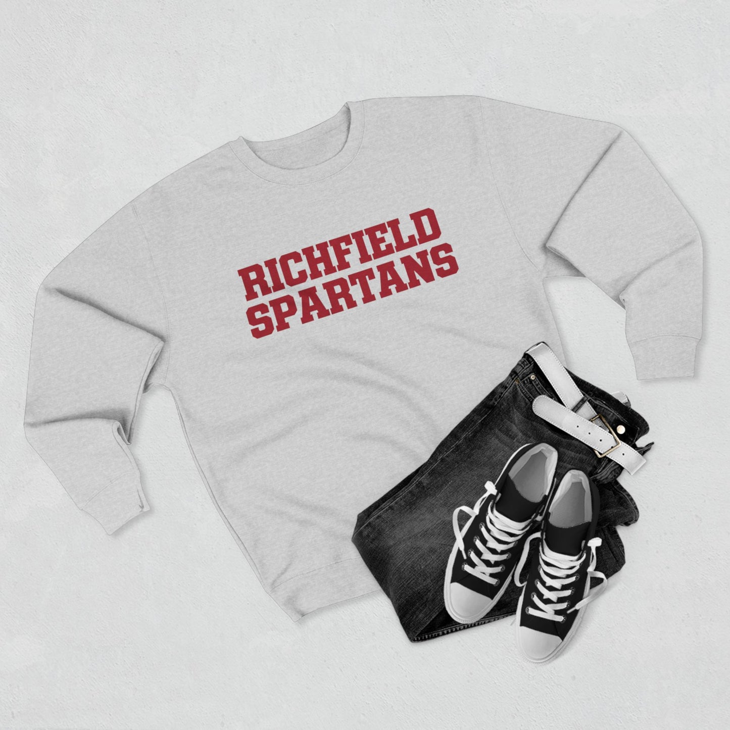 Richfield Spartans Unisex Crewneck Sweatshirt  - Cozy Everyday Wear