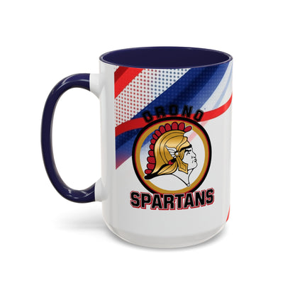 Orono Spartans Accent Coffee Mug - Stylish 15 oz or 11 oz