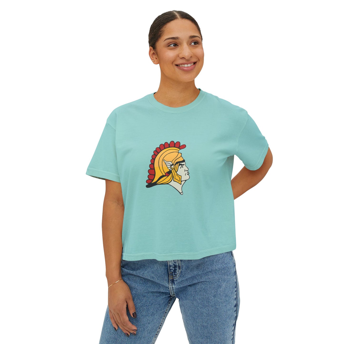 Orono Spartans Casual Women's Boxy Tee