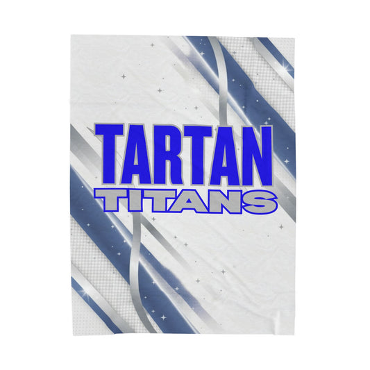 Tartan Titans Cozy Velveteen Plush Blanket