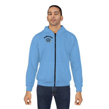 Bloomington Jefferson Jaguars Light Blue Unisex Zip Hoodie - Cozy Layer for All Occasions