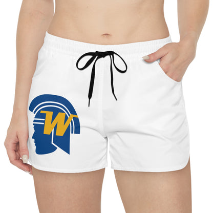 Wayzata Trojans Women's White Casual Shorts