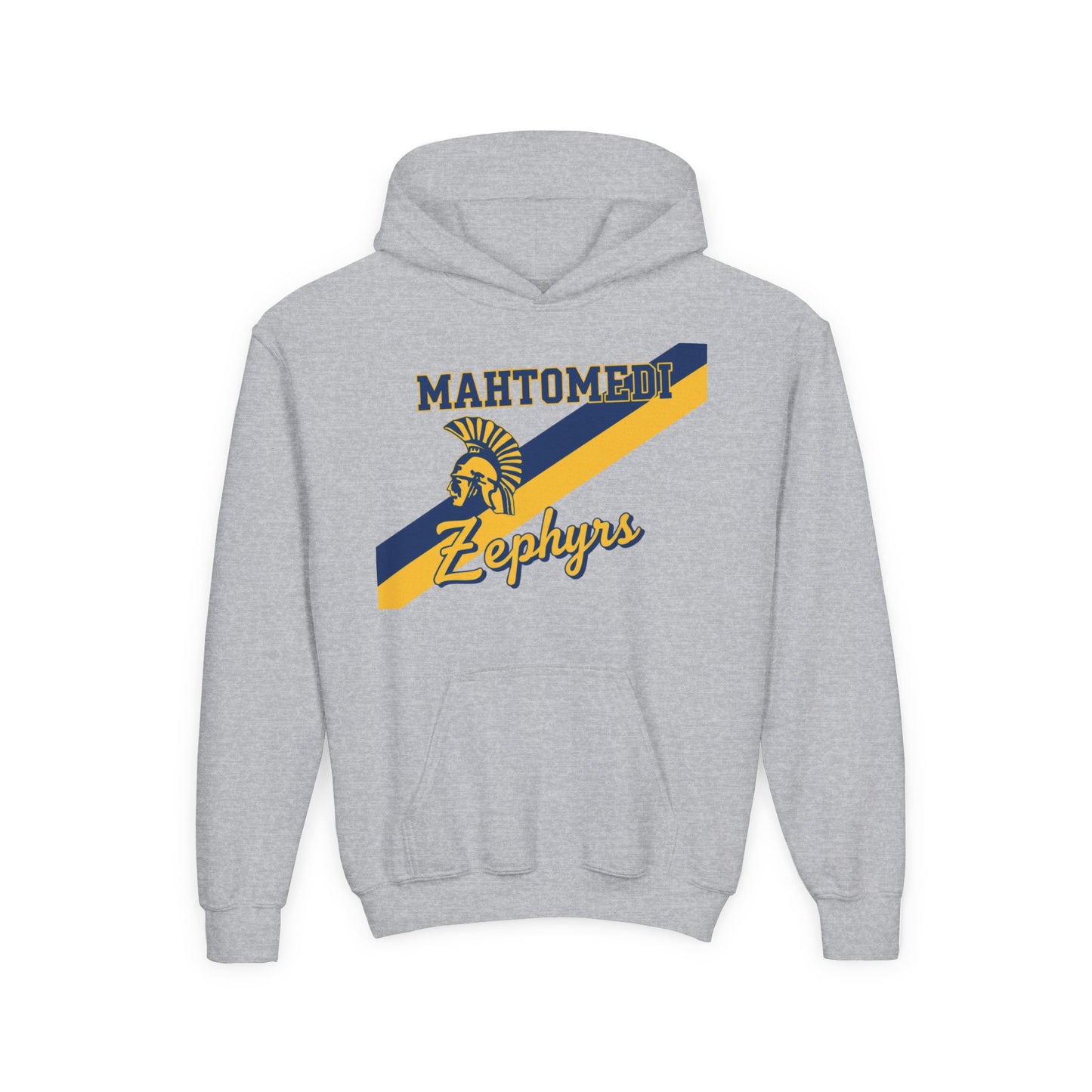 Mahtomedi Zephyrs Youth Hooded Sweatshirt - Comfortable, Casual College Spirit Wear