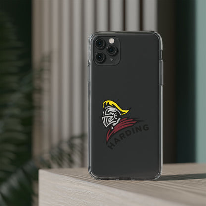 Clear Phone Case with Harding Logo