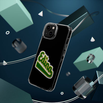 Custom Clear Phone Case with Edina Design - Stylish Protection for Your Smartphone