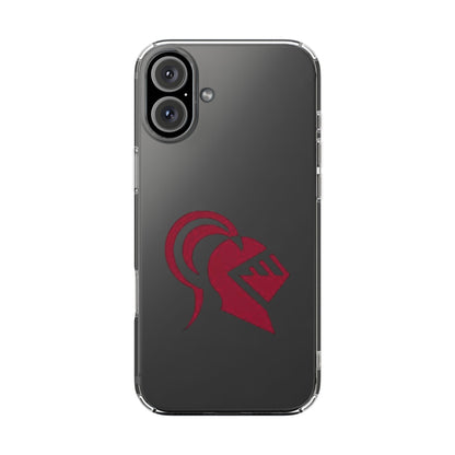Irondale Knights Shield Clear Phone Case - Durable Protection with Bold Design