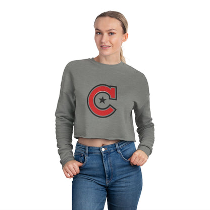 Minneapolis Camden Trendy Women's Cropped Sweatshirt with Unique Graphic Design