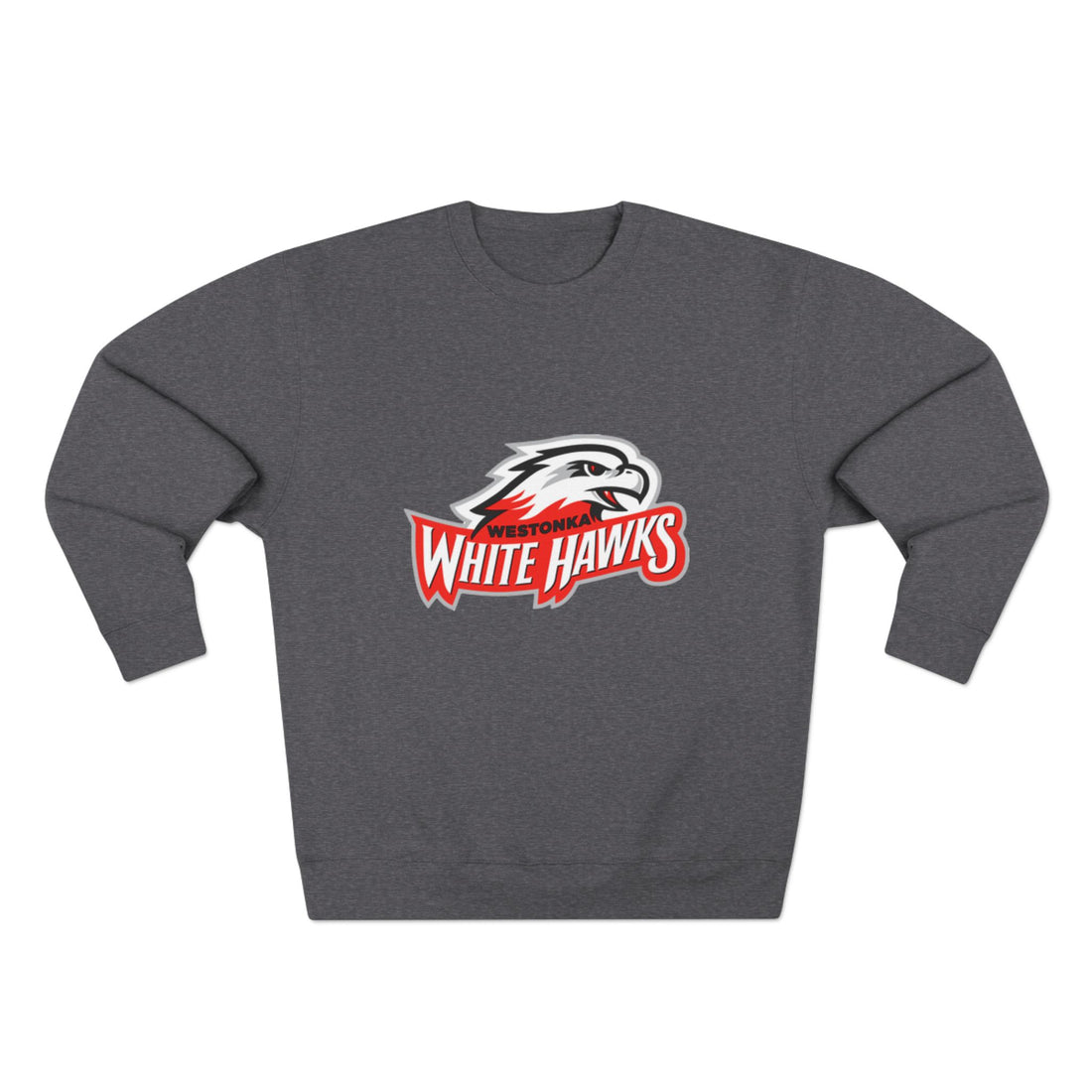 Mound Westonka White Hawks Unisex Crewneck Sweatshirt  - Cozy Everyday Wear