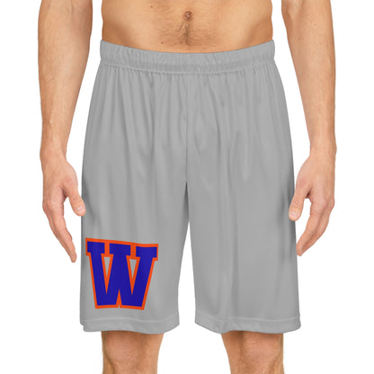 Minneapolis Washburn Millers MW Light Grey Basketball Shorts - Athletic Sportswear for Comfort & Style