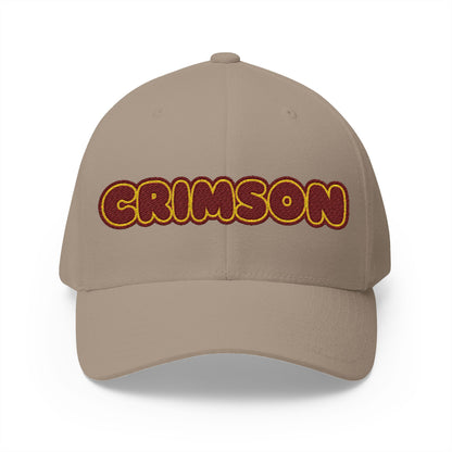 Maple Grove Crimson Embroidered Cap - Classic Style Hat