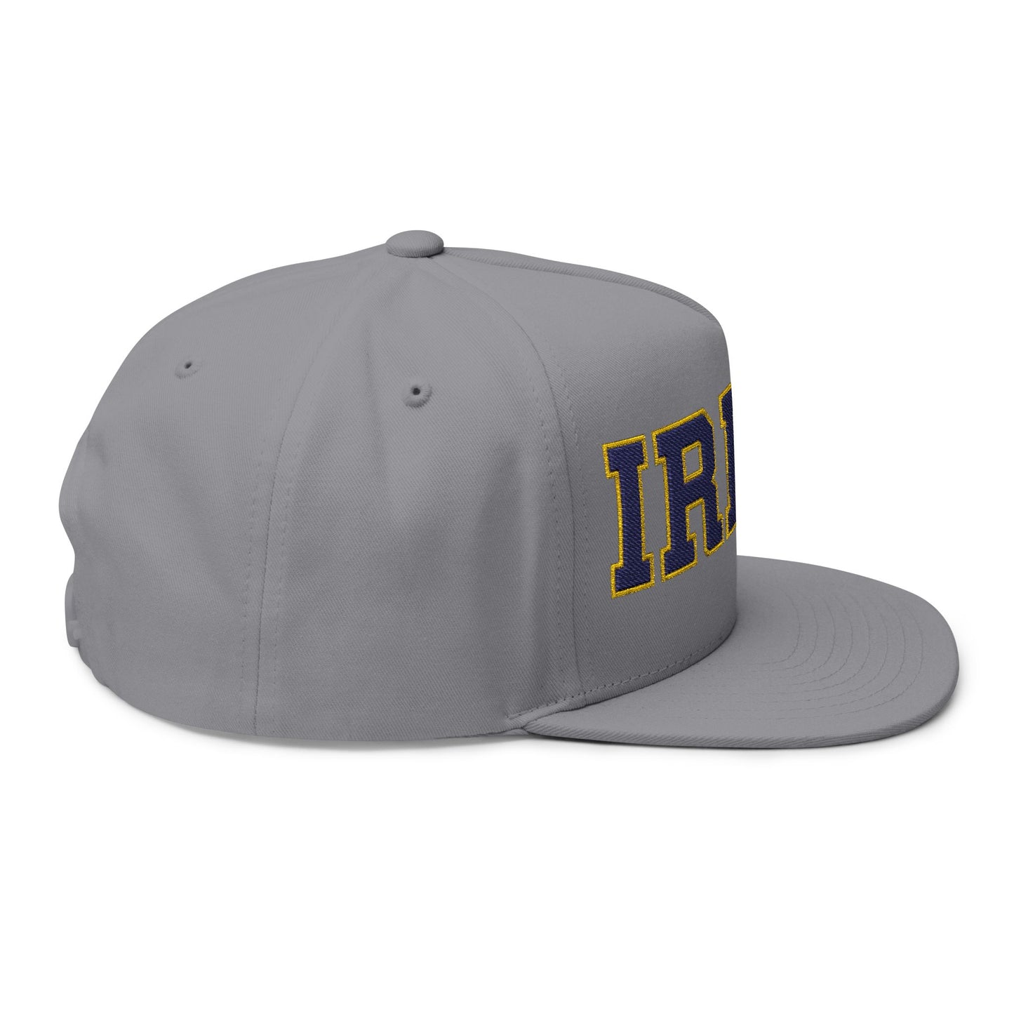 Rosemount Irish Embroidered Flat Bill Cap — School Spirit Snapback