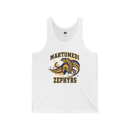 Mahtomedi Zephyrs Tank Top — Vintage Trojan Logo Athletic Tank