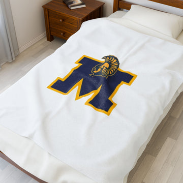Mahtomedi Zephyrs Velveteen Plush Blanket