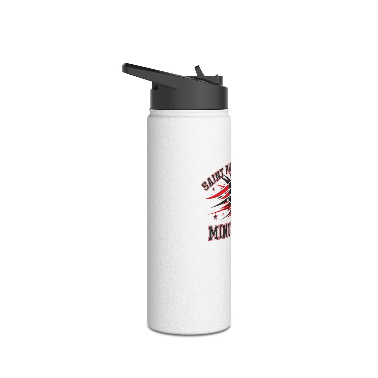 Saint Paul Central Minutemen Stainless Steel Water Bottle, Motivational Hydration Bottle, Sports Water Bottle, Eco-Friendly Gift, Personalized Travel Mug