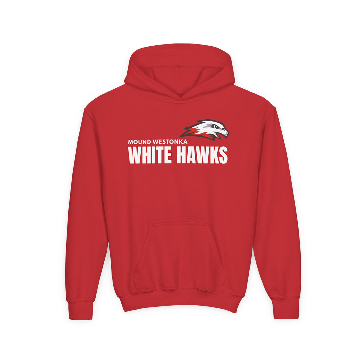 Youth Hoodie — Mound Westonka White Hawks School Spirit Pullover