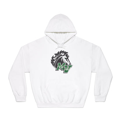 MV Mustang Hoodie — School Spirit Logo Sweatshirt