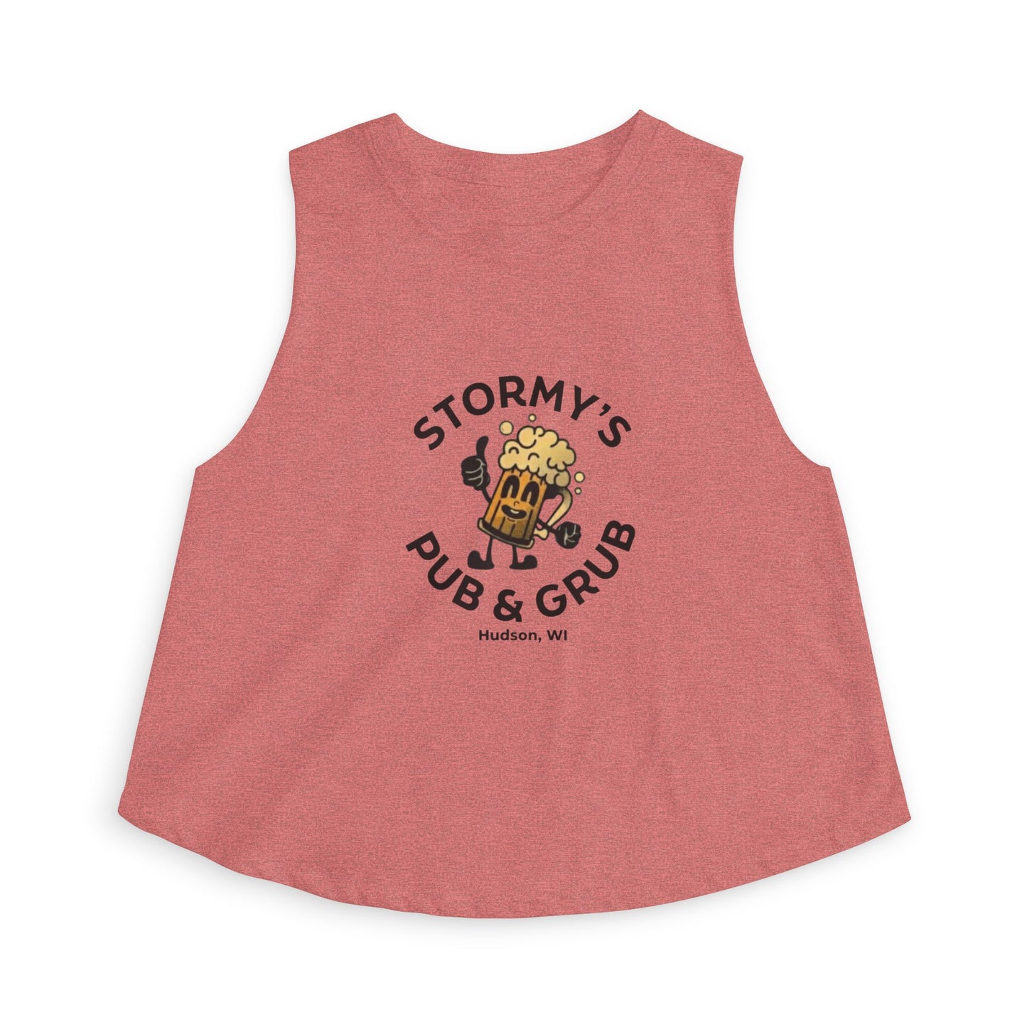 Pub & Grub Crop Top — Stormy's Beer Logo Women's Tank