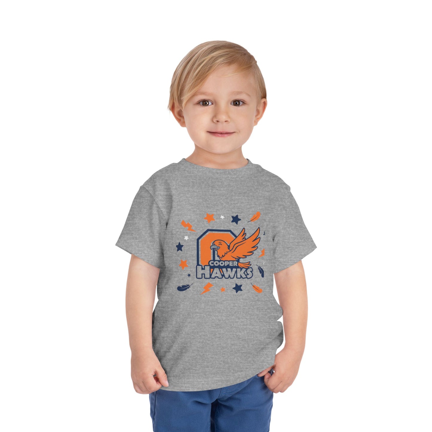 Robbinsdale Cooper Hawks Toddler Short Sleeve Tee – Playful & Sporty Shirt for Little Fans