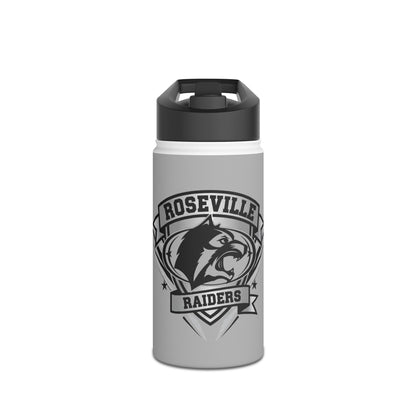Roseville Raiders Stainless Steel Water Bottle, Motivational Hydration Bottle, Sports Water Bottle, Eco-Friendly Gift