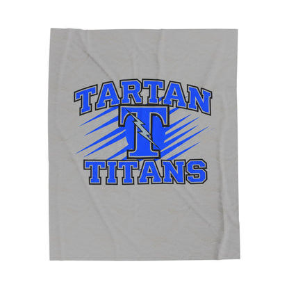 Tartan Titans Cozy Velveteen Plush Blanket