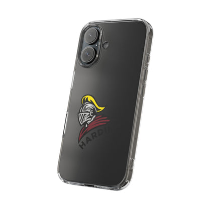 Clear Phone Case with Harding Logo