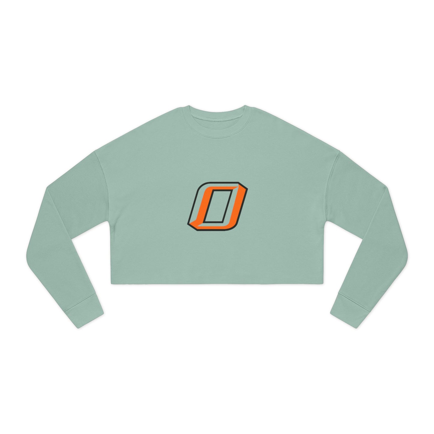 Osseo Orioles Trendy Women's Cropped Sweatshirt with Unique Graphic Design